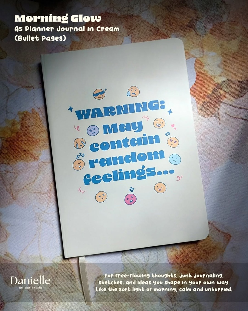 A5 Planner Journal with Bullet Pages • Morning Glow